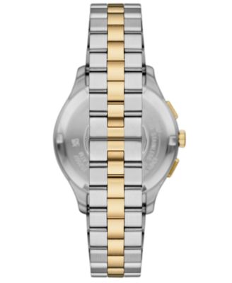 Men's Chronograph Two-Tone Stainless Steel Bracelet Watch 42mm