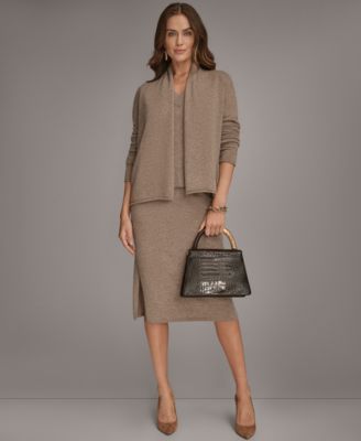 Women's Open Front Cashmere Cardigan