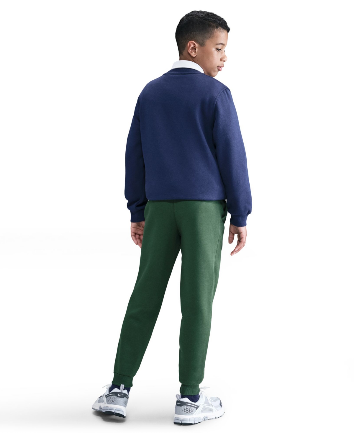 Nike Big Kids Club Fleece Jogger Pants In Green