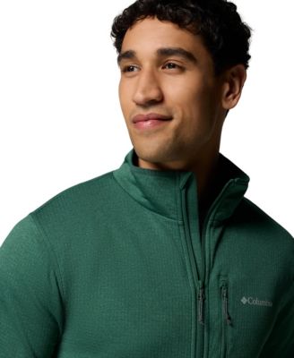 Men's Essential Hike Grid Fleece Full Zip Jacket