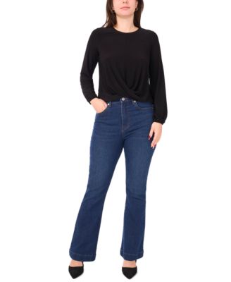 Women's Twist Waist Knit Top