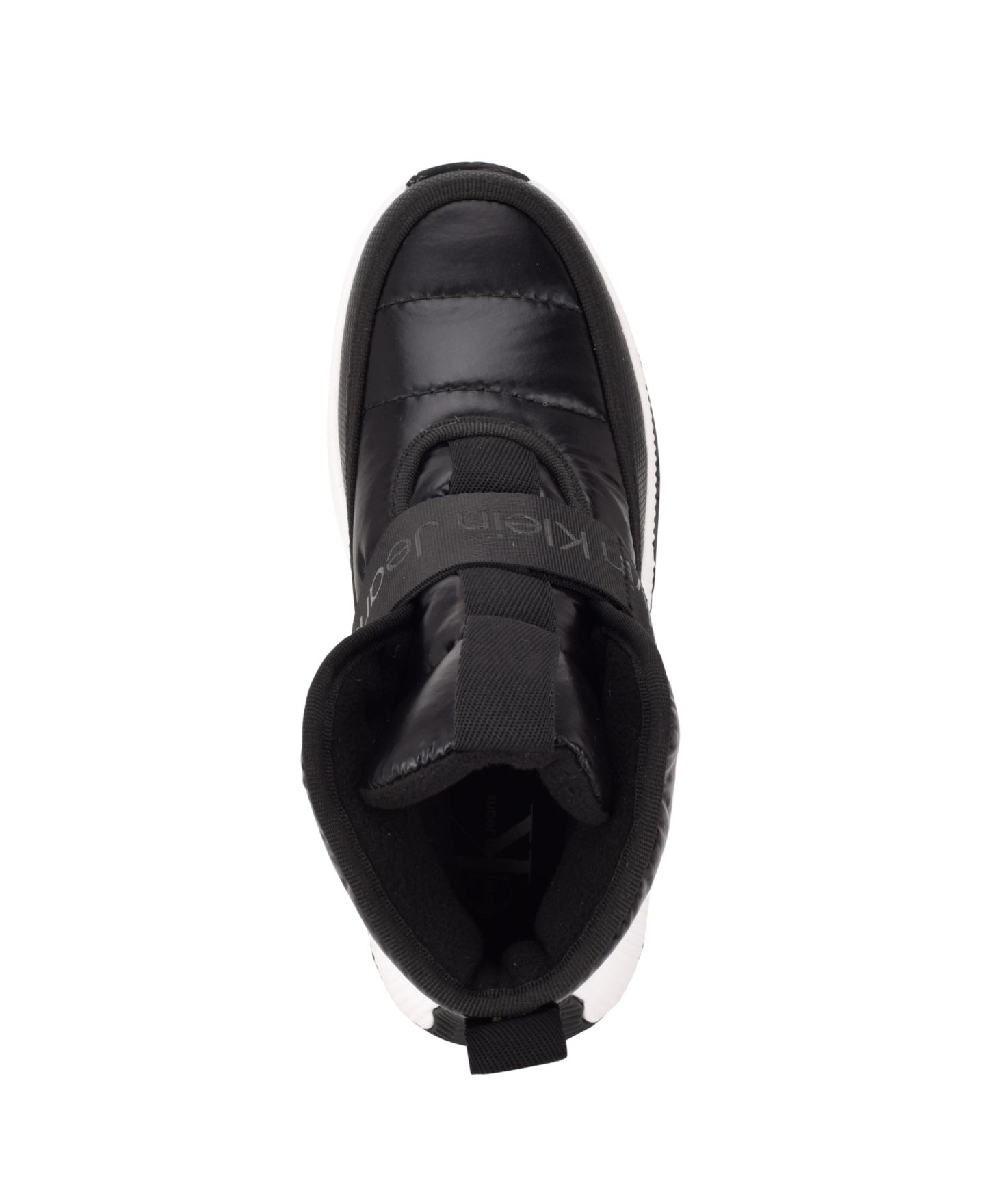 Женские кроссовки Calvin Klein Mabon Cozy Nylon High Top Sneaker Boot, цвет: Чёрный — фото 5