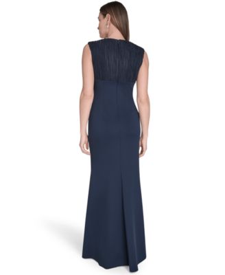 Petite Sleeveless V-neck Dress