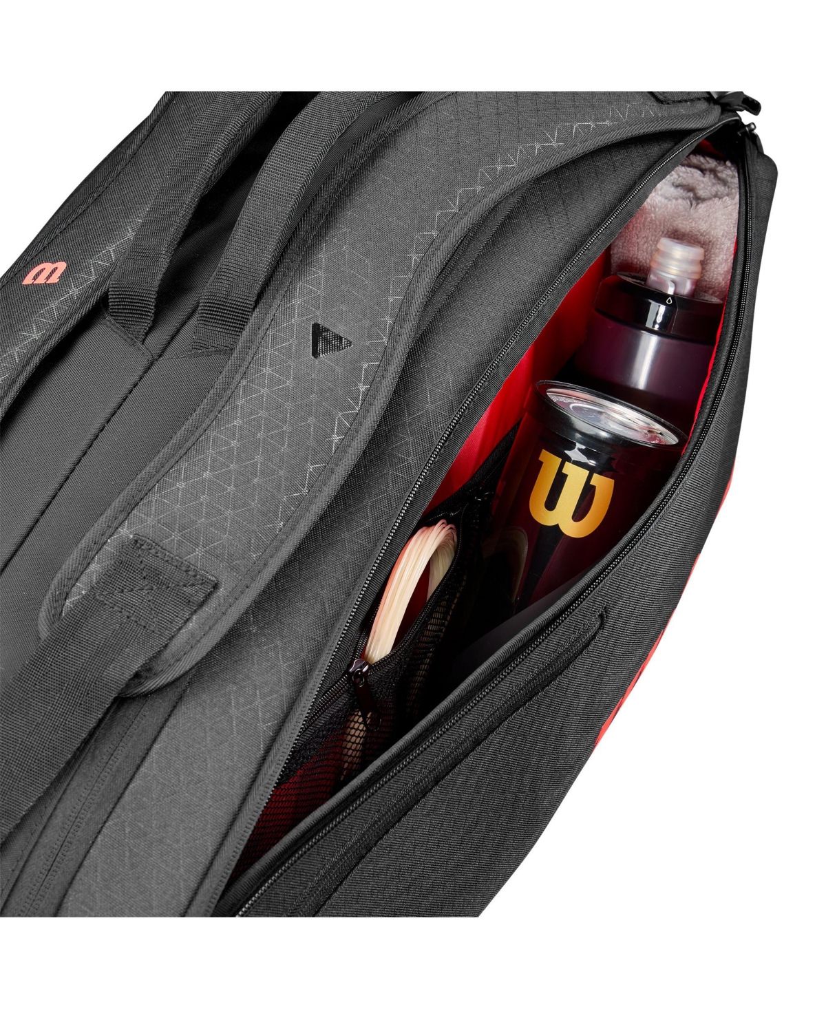 Wilson Clash V3 6-Pack Tennis Bag - Black/Infrared