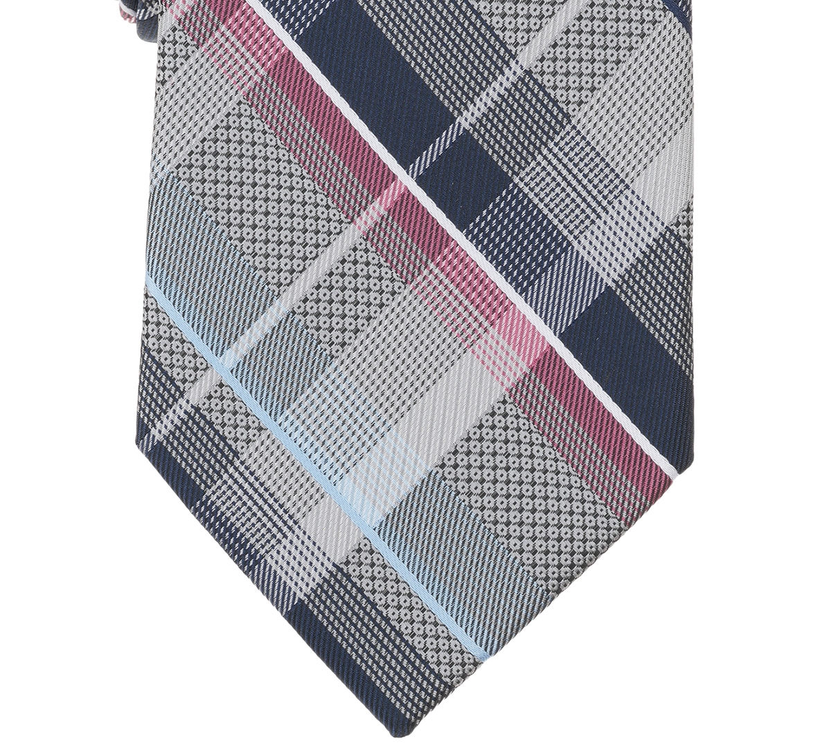 Perry Ellis Portfolio Men's Brody Plaid Pattern Classic Tie In Multi