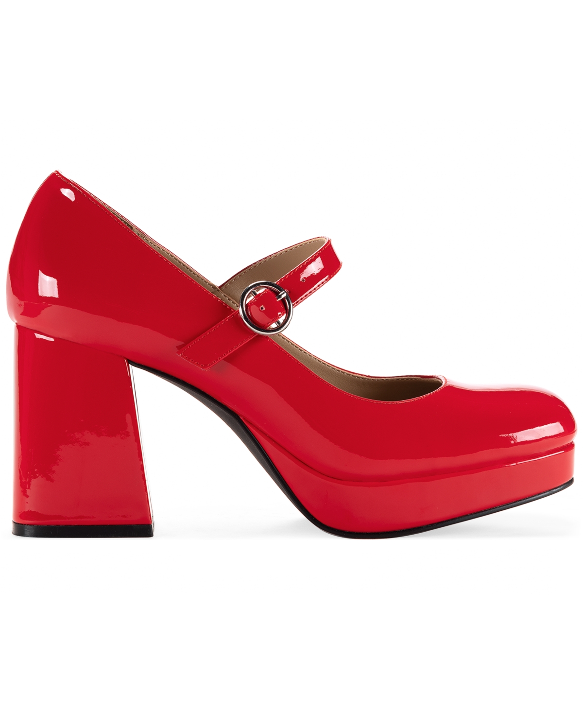 Wild Pair Women's Vaneciaa Mary Jane Square Toe Pumps, Macy's Exclusive In Red