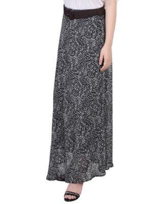 Petite Chiffon Maxi Skirt
