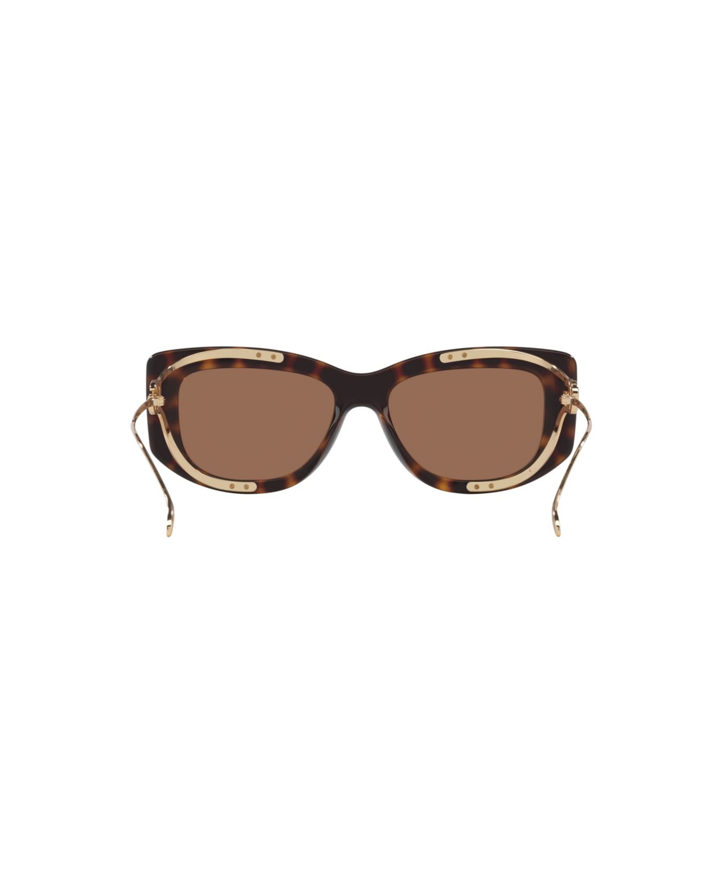 Женские солнцезащитные очки Gucci Rectangle Sunglasses, GG1566S GC002272, цвет: Чёрный — фото 8