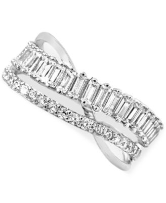 Cubic Zirconia Double Row Ring, Created for Macy's