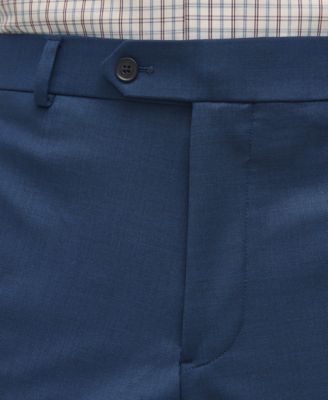 Men's Wool-Blend Stretch Classic-Fit Suit Separates Pant