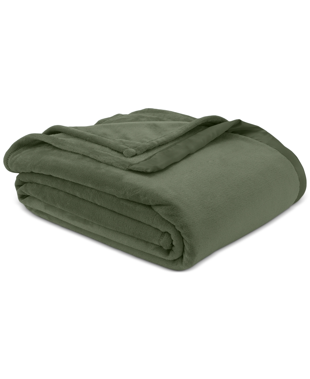 Berkshire Classic Velvety Plush Blanket, Full/queen, Exclusively At Macy's In Green