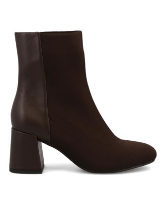 Women's Bronwen Chic Contrast Block Heel Dress Booties