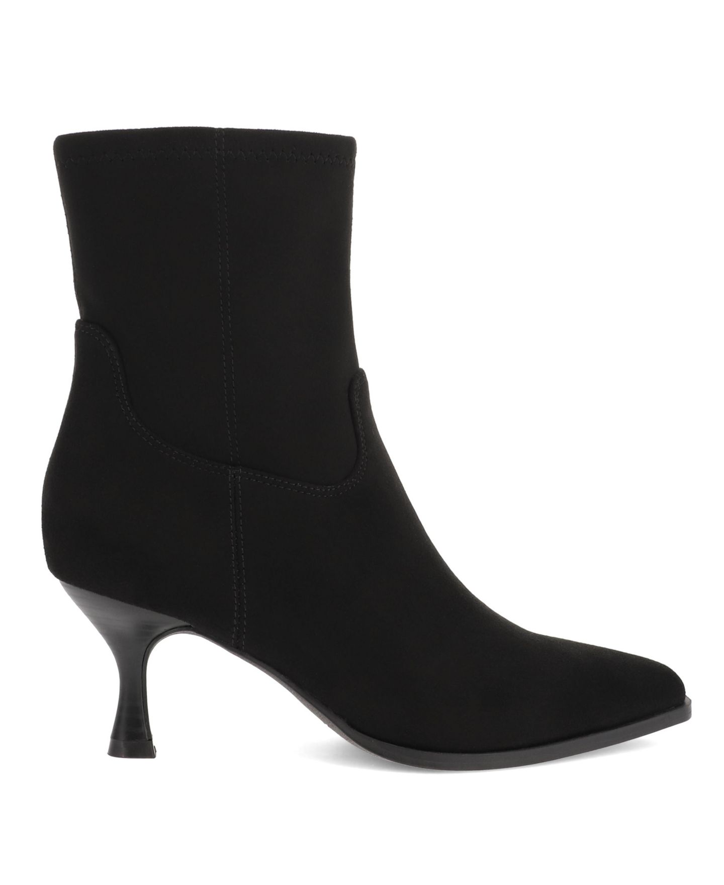 Женские ботинки MIA Aletta Pointed Toe Kitten Heel Dress Booties, цвет: Чёрный — фото 2