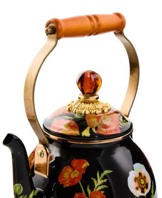 Poppy Enameled 2-Quart Tea Kettle