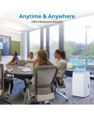 12,000 BTU, Portable Smart 3-in-1 Functionality, Remote, 24-Hour Timer, Cooling, Dehumidifying & Fan Modes Air Conditioner