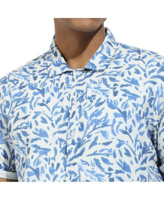 Men's Blue Foliage Strokes Shirt