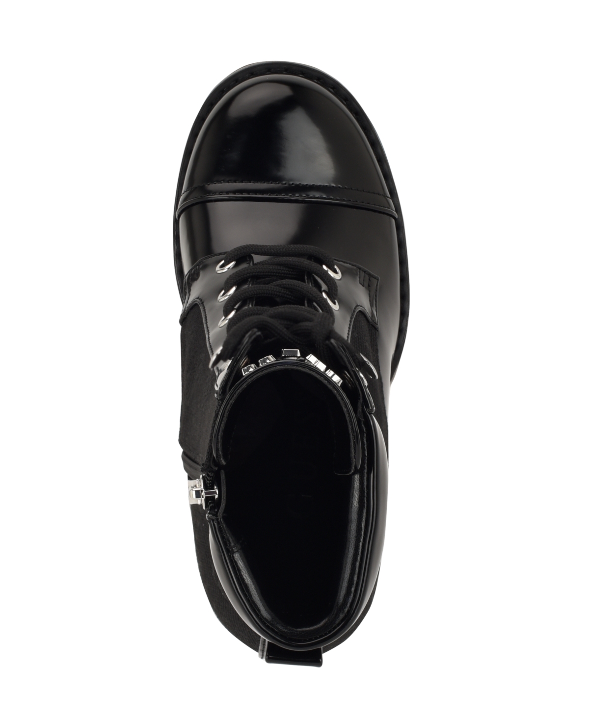 Guess Nellsan Lug Sole Bootie In Black