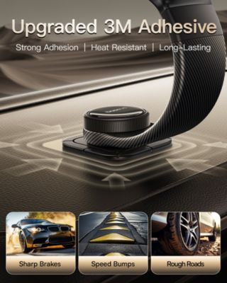 MagSafe Car Mount, Magnetic Dashboard Phone Holder Compatible with MagSafe Smartphones