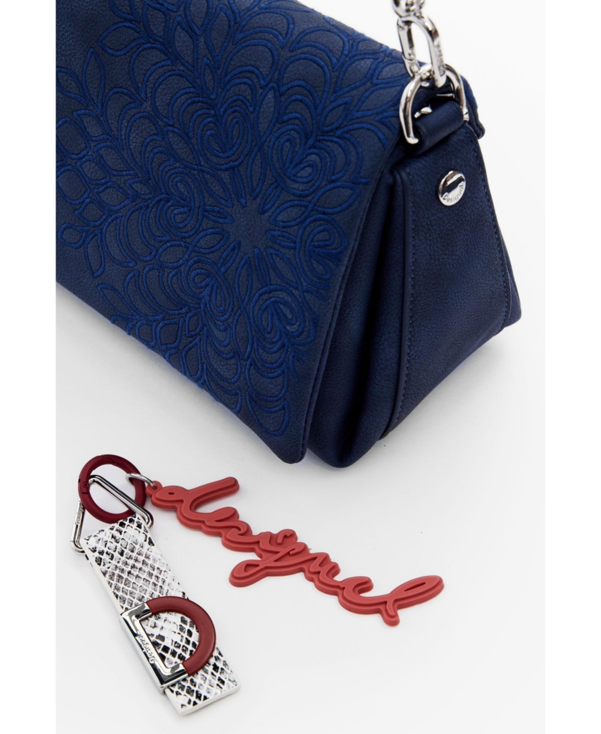 Desigual Women's Small crossbody bag with mandala embossing