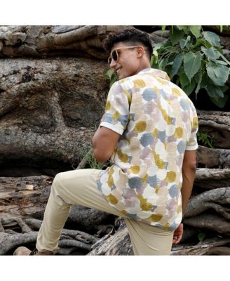 Men's Multicolour Abstract Print Shirt