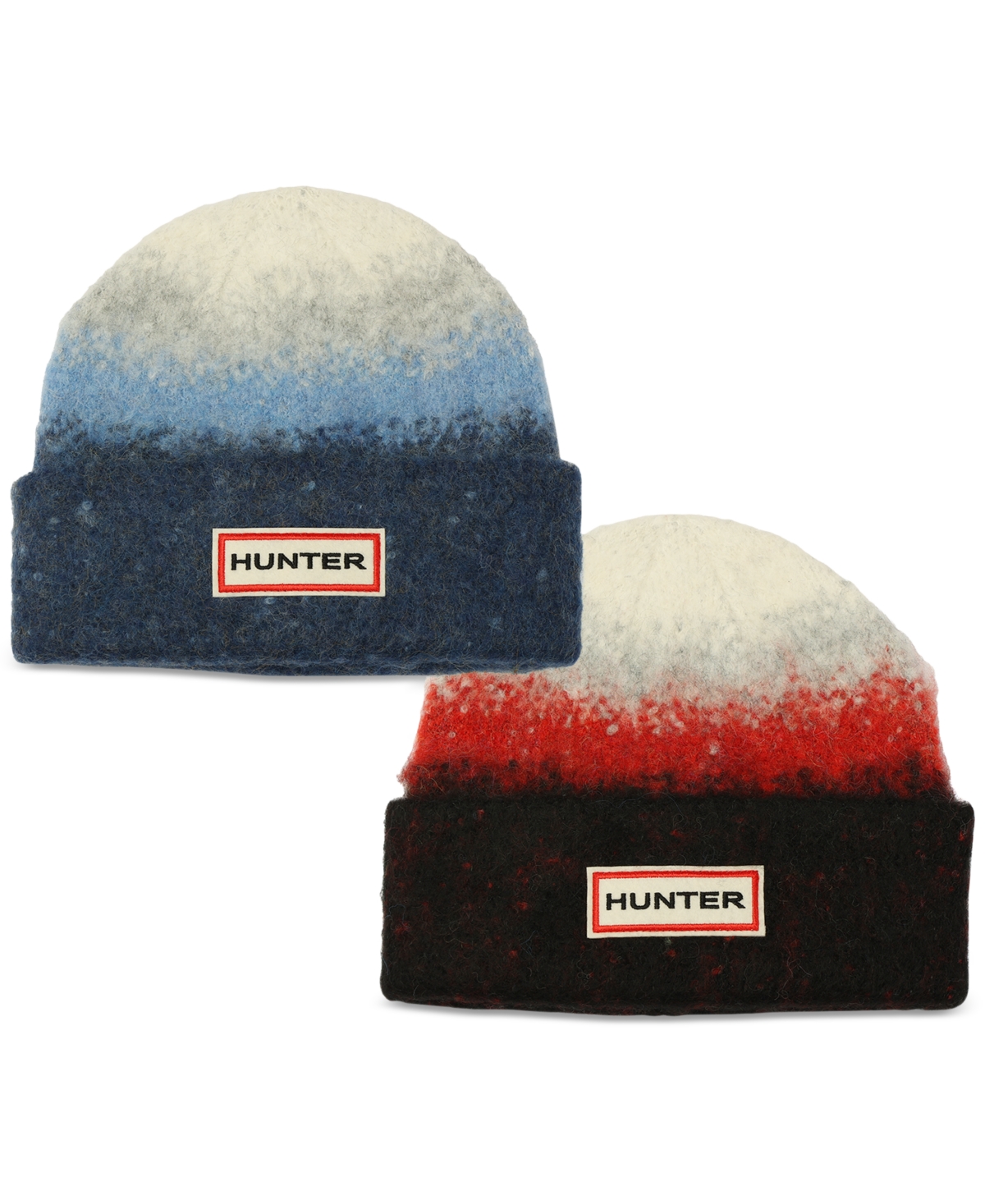 Hunter Brushed Ombre Cuff Beanie In Multi