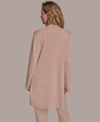 Women's One-Button Long Blazer