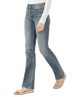 Women's Avery High Rise Curvy Fit Slim Bootcut Jeans