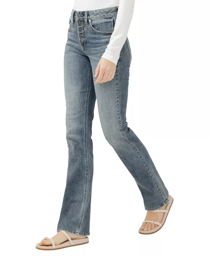 Women's Avery High Rise Curvy Fit Slim Bootcut Jeans - thumbnail 2