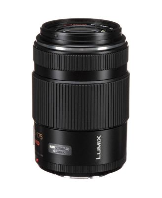 LUMIX G X Vario PZ 45-175mm f/4.0-5.6 Aspherical Lens for Micro Four Thirds, Black, Bundle with Tiffen 46mm UV Filter, Lens Cap Tether,