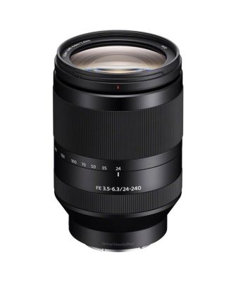 FE 24-240mm f/3.5-6.3 OSS Lens for Sony E, Bundle with ProOptic 72mm UV Filter, Lens Pouch, Cleaning Kit, Cap Tether, PC Software Kit