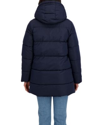 Women's 3/4 Reversible Puffer Jacket