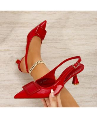 Celestine Kitten Heel Slingbacks