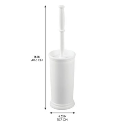Plastic Toilet Brush and Holder for Bathroom