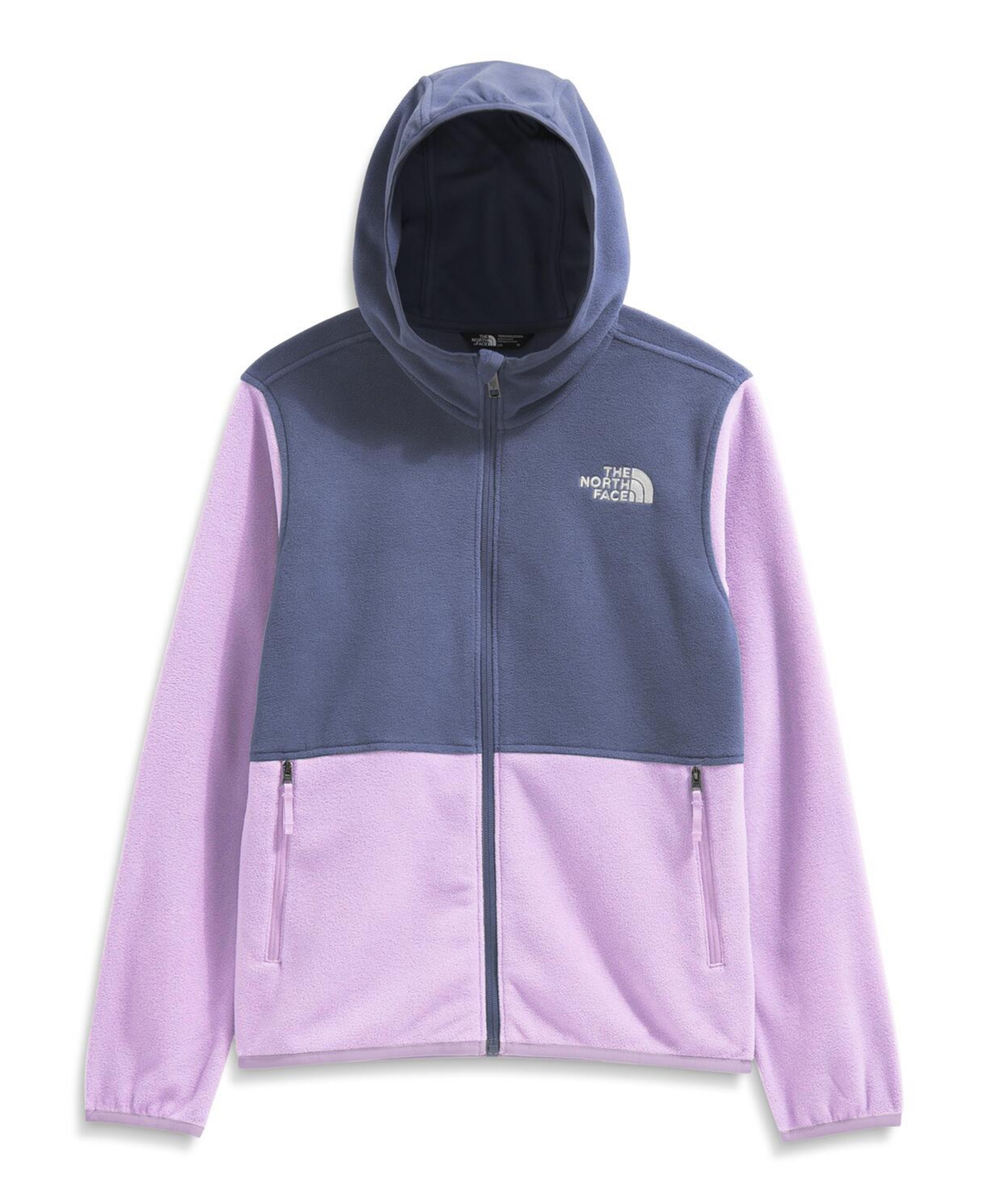 The North Face Big Girls Lightweight Glacier Full Zip Hoodie In Blue