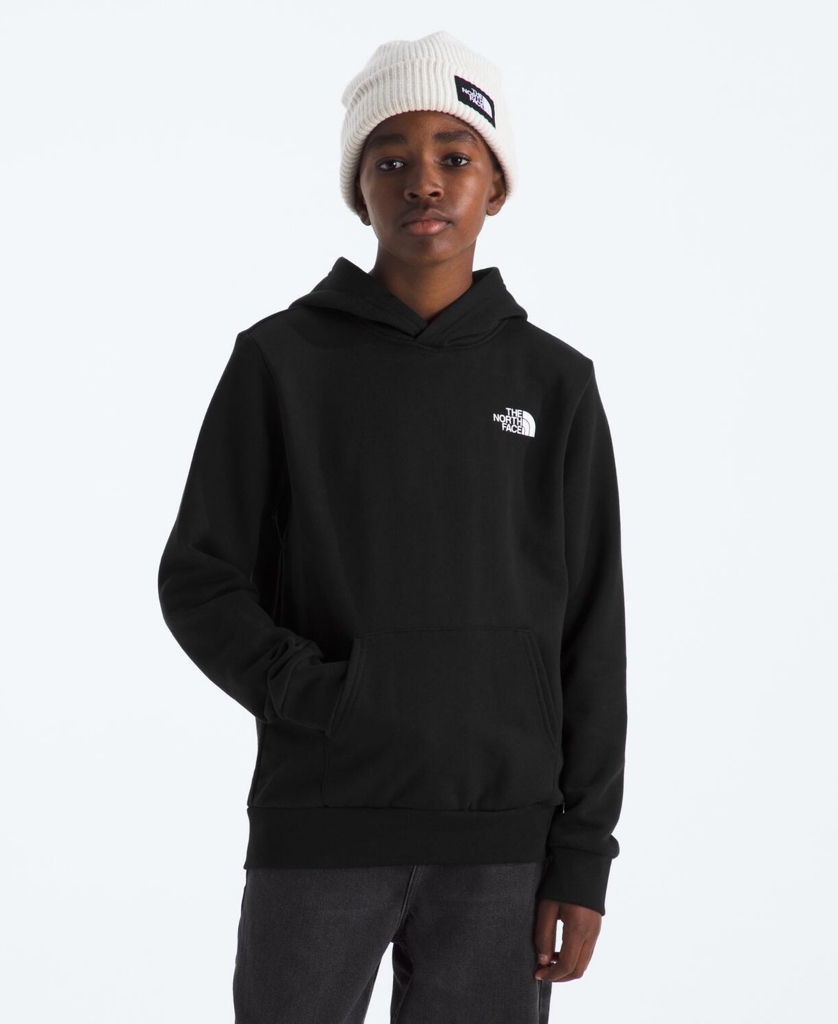 The North Face Big Girls Teen Evolution Box Pull-on Hoodie In Black