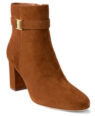Women's Kellie Suede Heel Booties 
