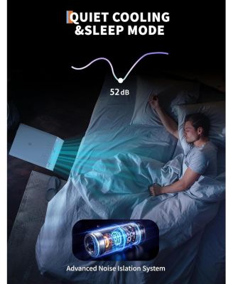 14,000 BTU Drainage-Free Portable AC,3-in-1 for Bedroom 225-300 Sq.Ft with Remote & Window Kit