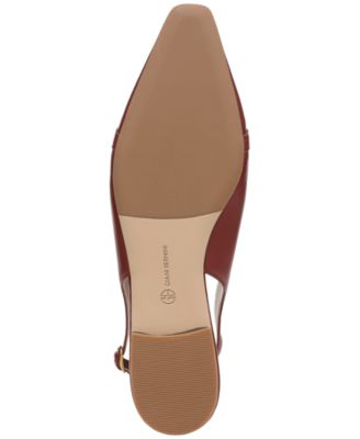 Women's Ginna Snip Toe Slingback Flats, Created for Macy's