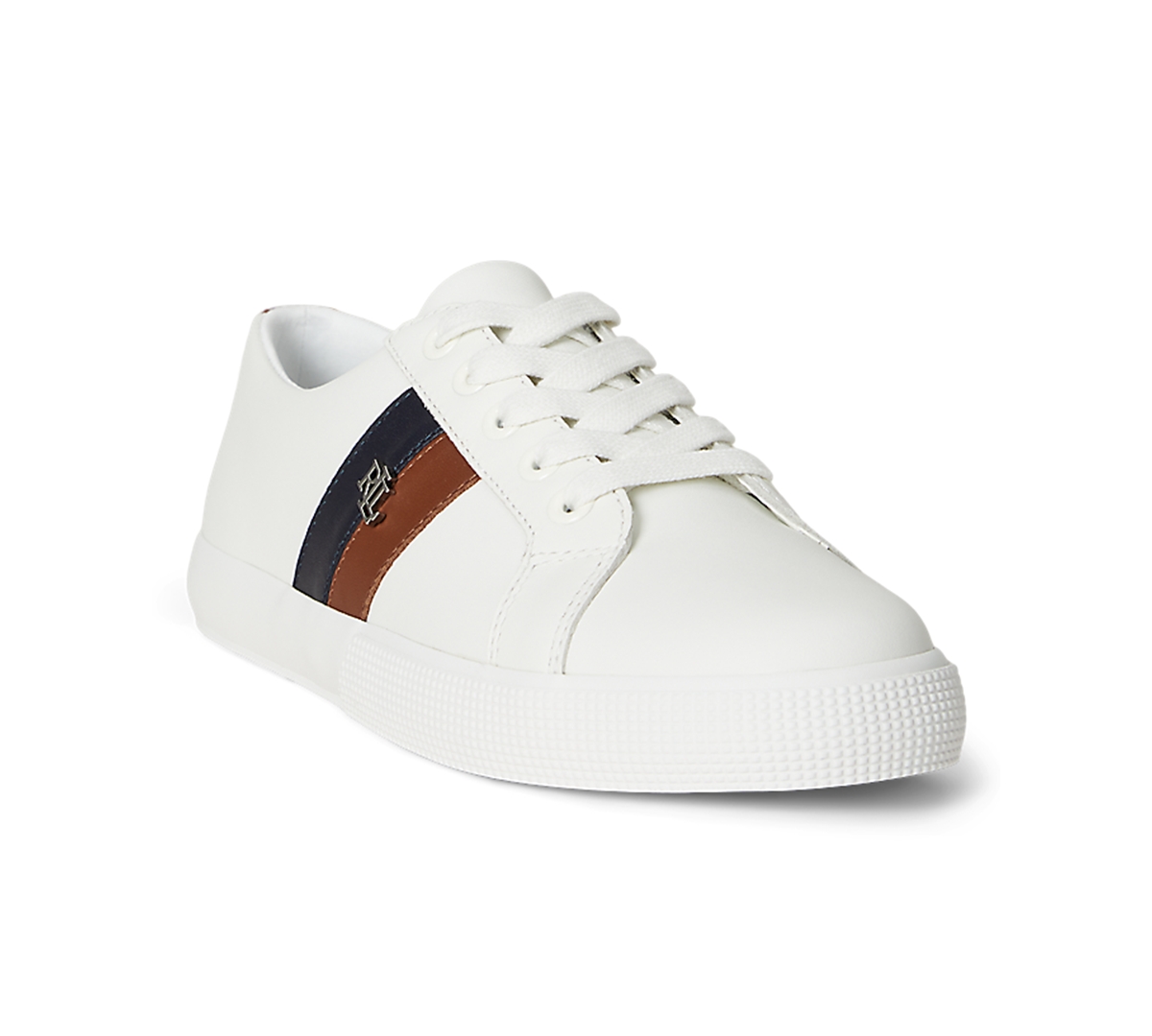 Ralph Lauren Women's Janson Lace Up Sneakers In White