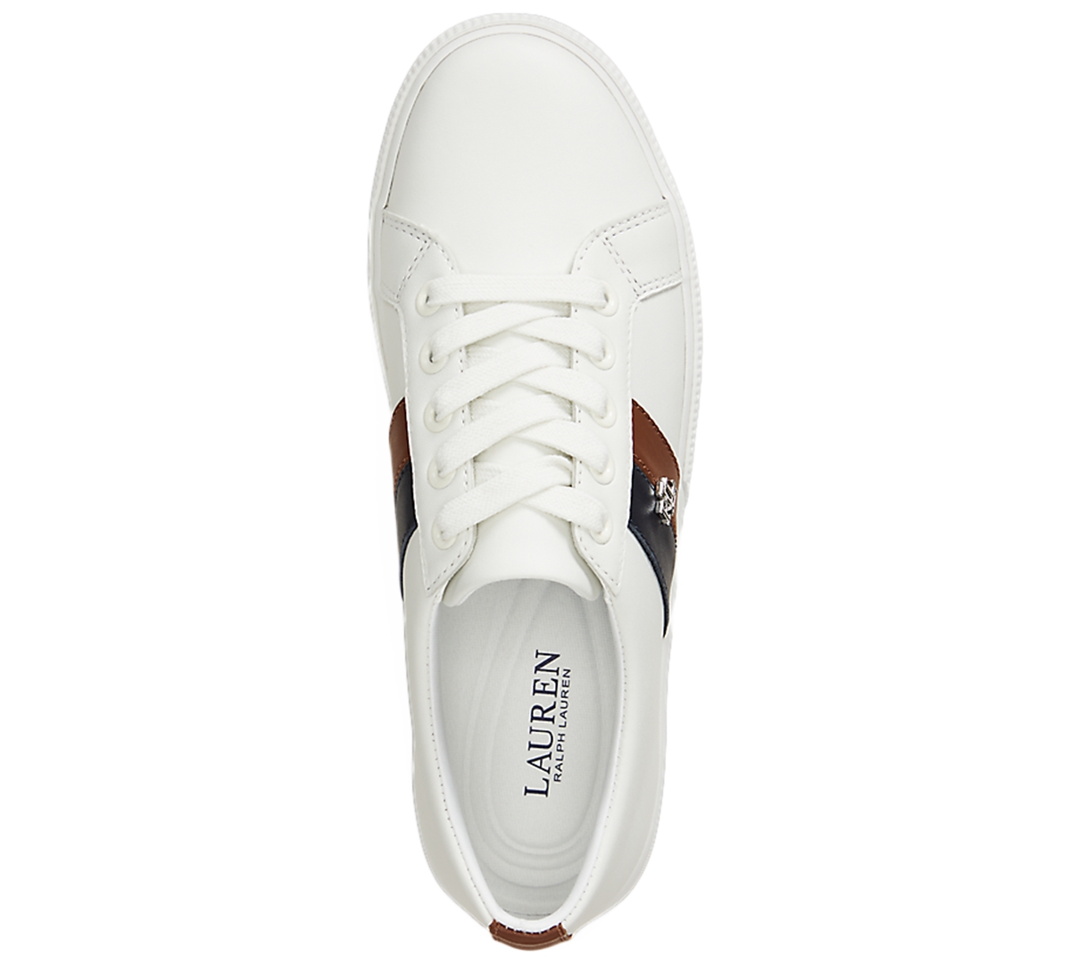 Ralph Lauren Women's Janson Lace Up Sneakers In White