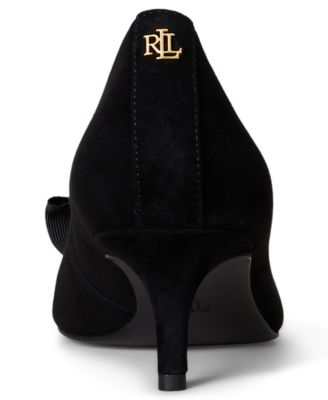 Women's Adrienne Suede Bow Pumps