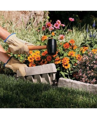 10 Piece 12" Landscape Design Border Decorative Natural Stone Edging