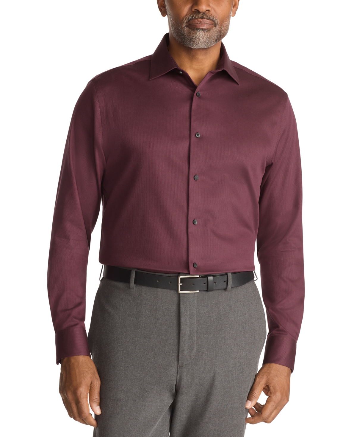 Calvin Klein Men's Steel Plus Regular Fit Dress Shirt
