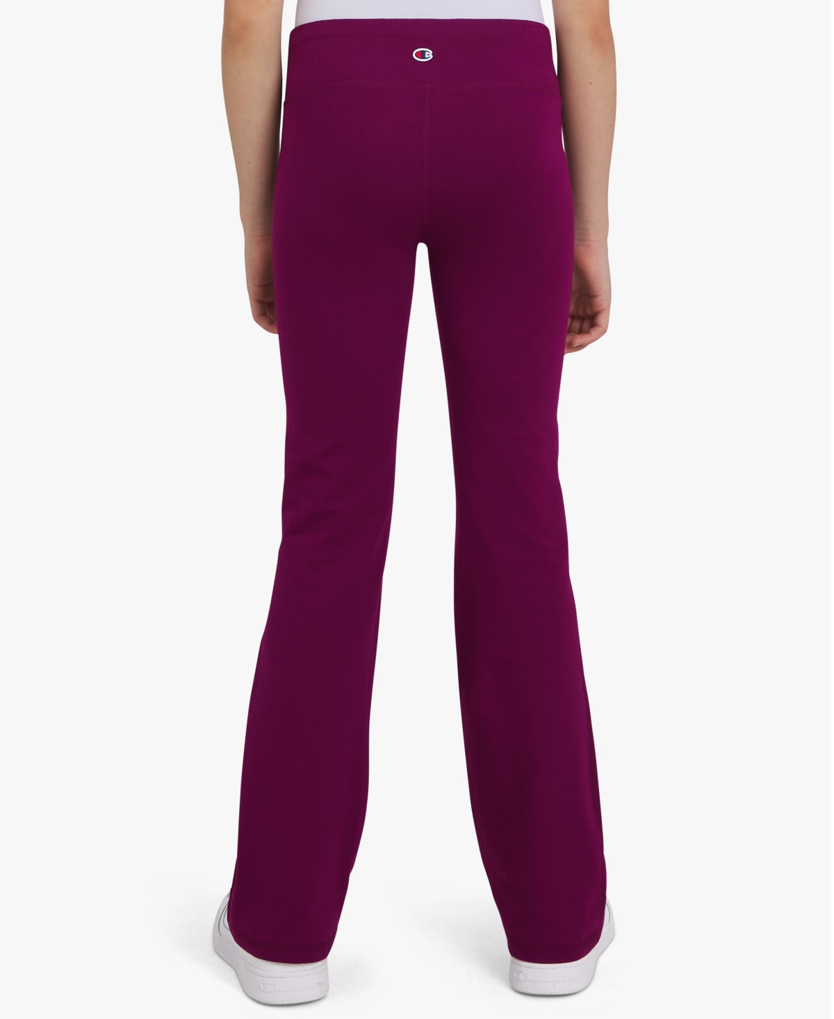 Champion Big Girls Cotton-blend Flared Leggings In Purple