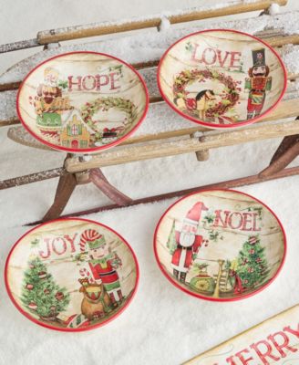 Nutcracker Parade Soup Bowls, Set of 4