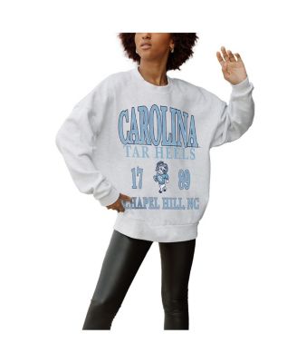 Gameday Couture - Women's Gray North Carolina Tar Heels Established Premium Fleece Drop Pullover Sweatshirt