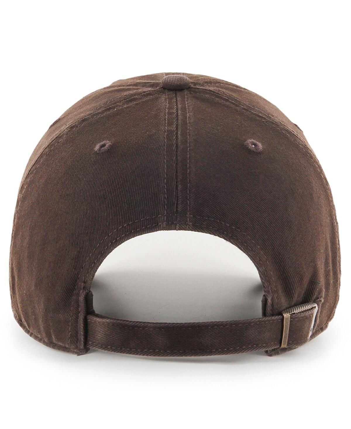 47 Brand Men's Brown Cleveland Browns Dawg Pound Xl Unstructured Clean Up Adjustable Hat In Brown
