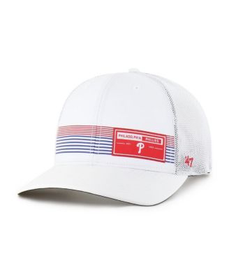 '47 Brand - Men's White Philadelphia Phillies Rangefinder Brrr Trucker Adjustable Hat
