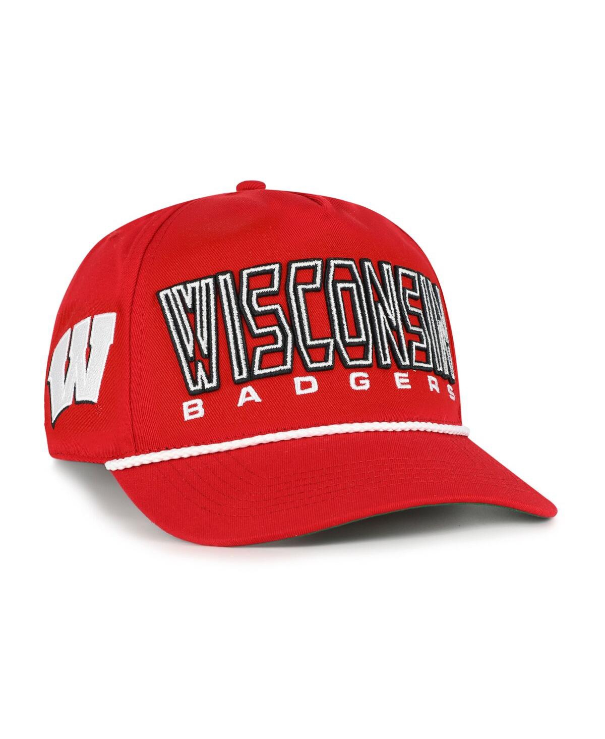 47 Brand Big Boys And Girls Red Wisconsin Badgers Byline Hitch Adjustable Hat In Red
