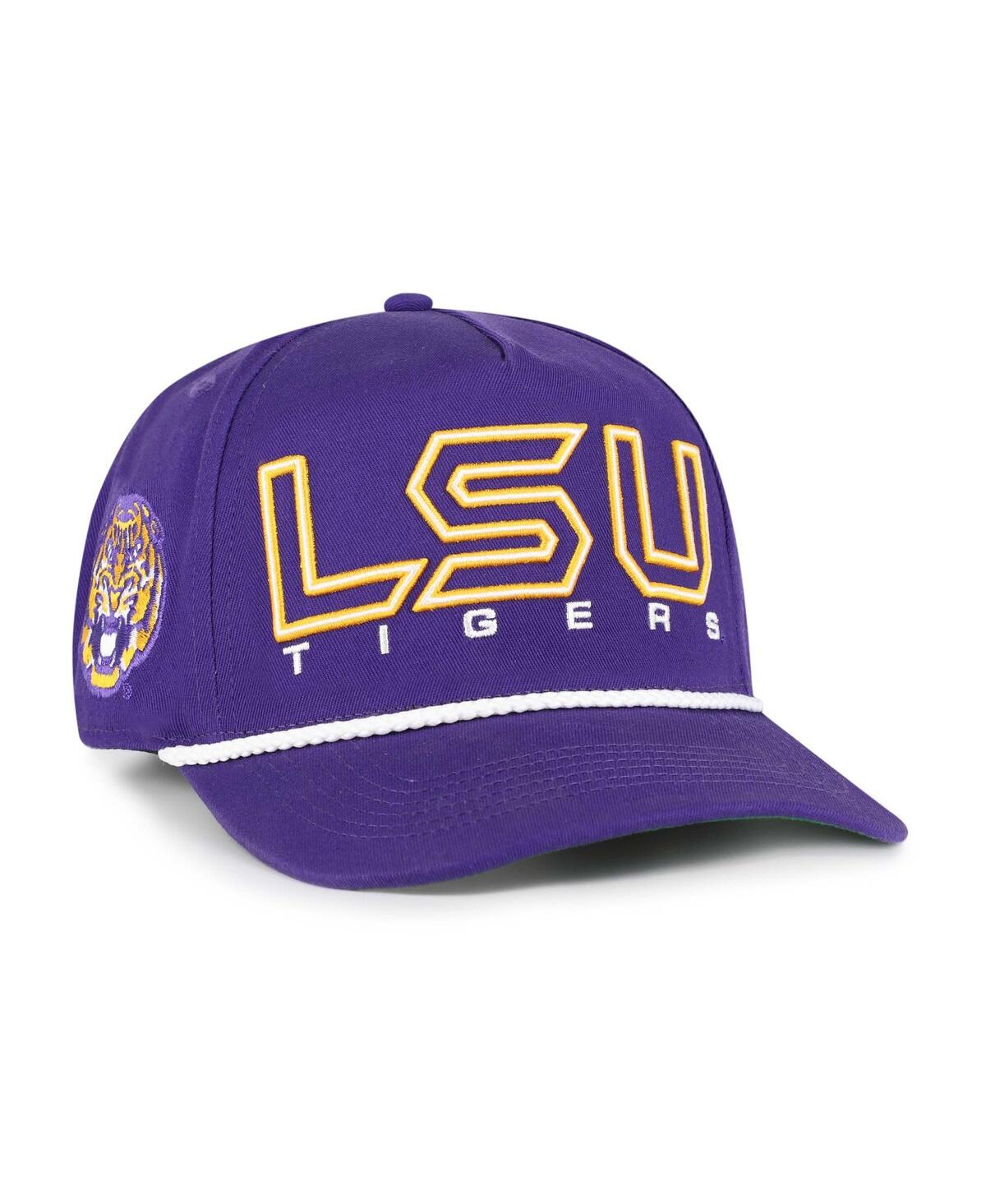 47 Brand Big Boys And Girls Purple Lsu Tigers Byline Hitch Adjustable Hat In Purple